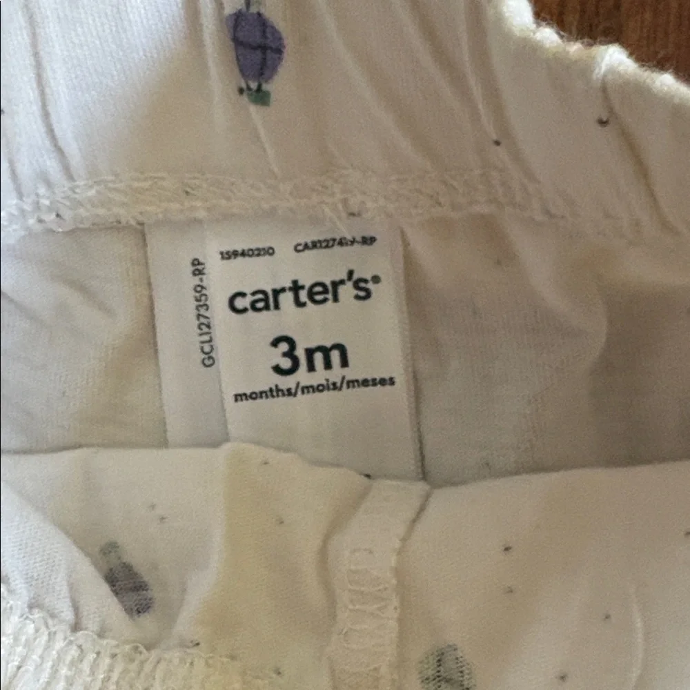 Carter's 0-3 Month Baby Girl Outfit Set & Sweatshirt Bundle